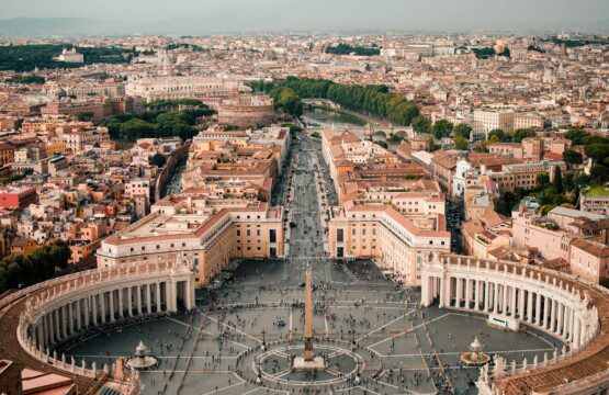 aerial photography of city